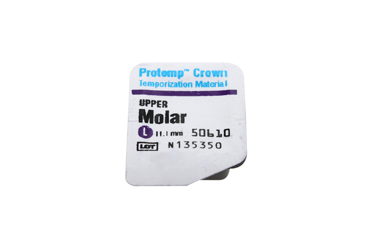 PROTEMP CROWN OBER MOLAR LARGE 5 KRONEN