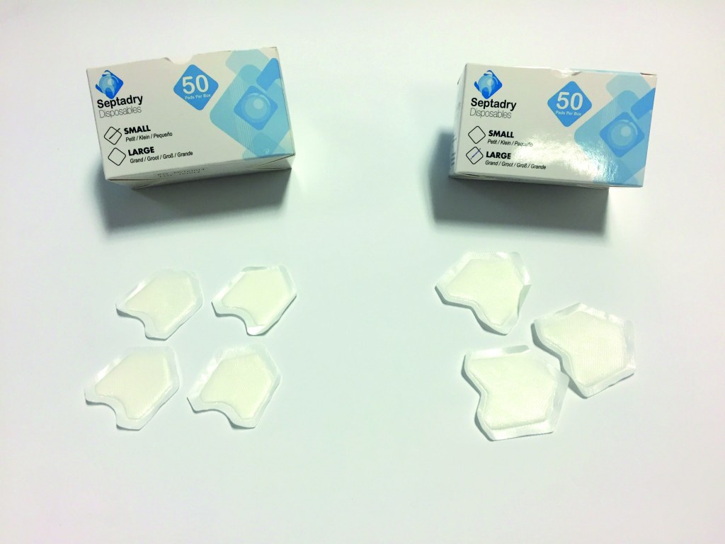 SEPTADRY COTON PADS SMALL 50PCS