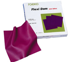 FLEXI DAM NON LATEX BLAU 30 ST