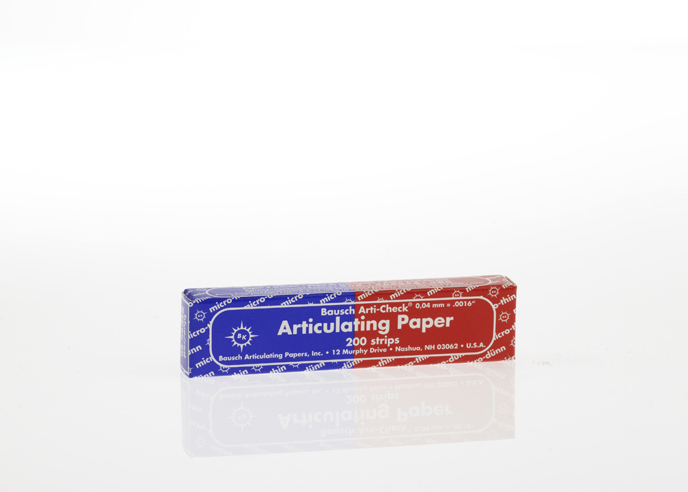 BAUSCH PAP A ARTICULER ROUGE/BLEU