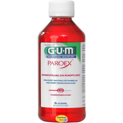 PAROEX MUNDWASSER 0.12% CHX 300ML