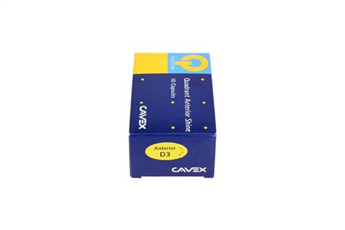QUADRANT ANTERIOR SHINE CAPS D3 10PCS.