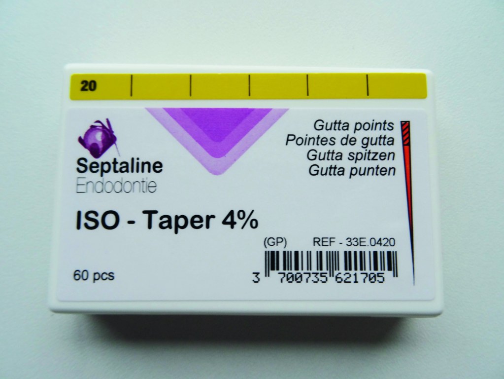 GUTTA POINTS ISO TAPER 04 ISO 20 60 PCS.