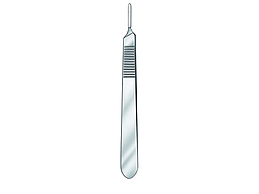 MANCHE BISTOURI 871A/3N