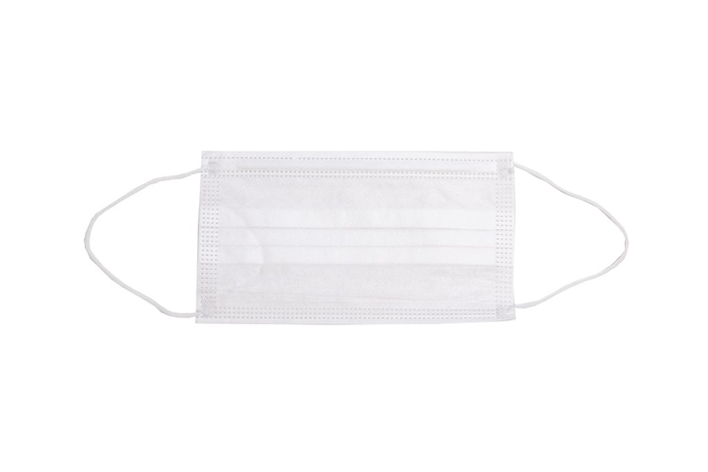 MUNDSCHUTZ WEISS MIT GUMMIZUG 50 ST.