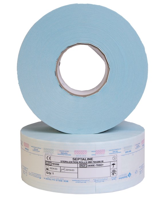 GAINE DE STERILISATION ROULEAU 200X75MM