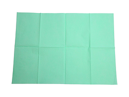SERVIETTES PATIENTS 2PLIS VERT AQUA 500PCS
