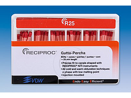 RECIPROC GUTTAPERCHASPITZEN R25 ROT