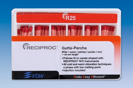 RECIPROC GUTTAPERCHASPITZEN R25 ROT