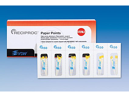 RECIPROC STERILE PAPIERSPITZEN R50 GELB
