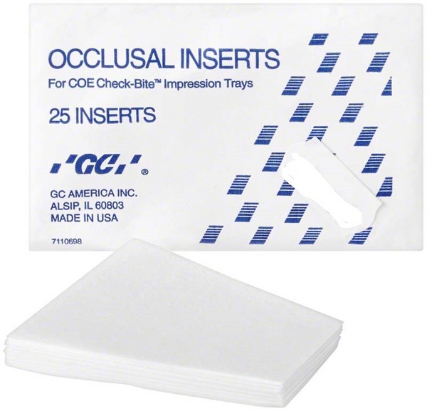 IMPRESSION TRAYS OCCLUSAL INSERTS