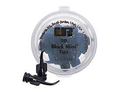 EMBOUTS MINI  BLACK 20PCS