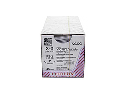 VICRYL 4-0 13MM 3/8 TRIANG.75 CM VIOLET 36PCS