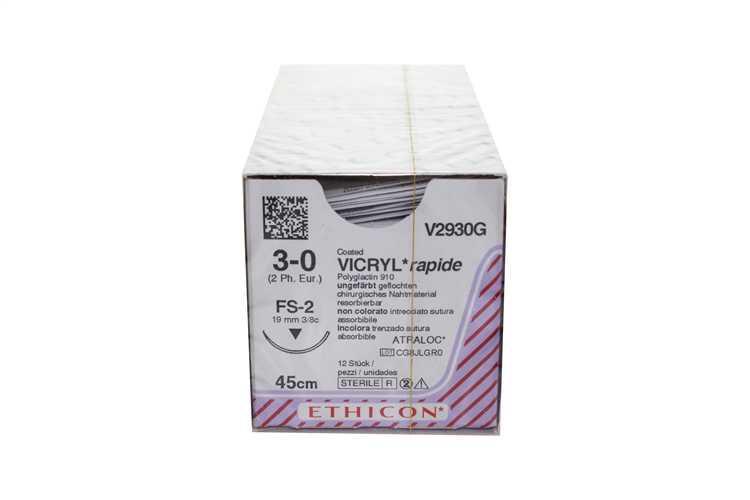 VICRYL 4-0 13MM 3/8 TRIANG.75 CM VIOLET 36PCS