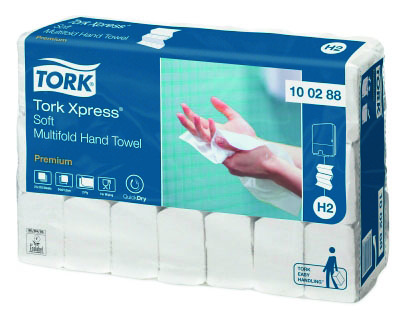 TORK ADVANCED HANDTUCHER H2 21X34CM