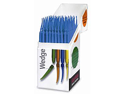COINS WANDS 100PCS VERT-TRANSPARENT