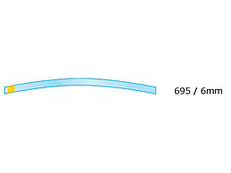 STRIPS GELB GEBOGEN R.695