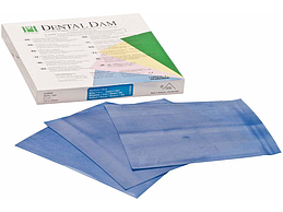 DENTAL DAM BLAU MEDIUM 6X6 36 ST