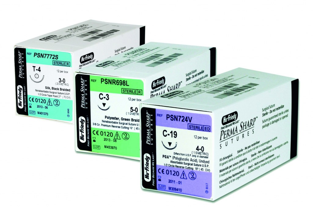 SUTURE PGA 4-O A/C-22 REVERSE CUT 3/8