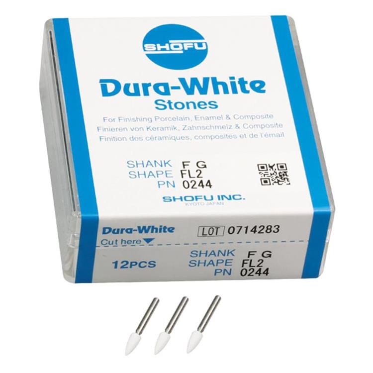 DURA WHITE STONES FL2 FG 12PCS