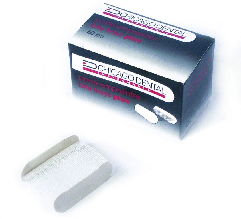 BITE TRAY PLUS DROIT BTE 50 PCS