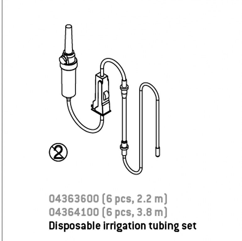 IRRIGATION SET FUR MOTOR KABEL 3.50M 6 ST