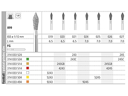 FRAISE 899 020 FINE FG 4243