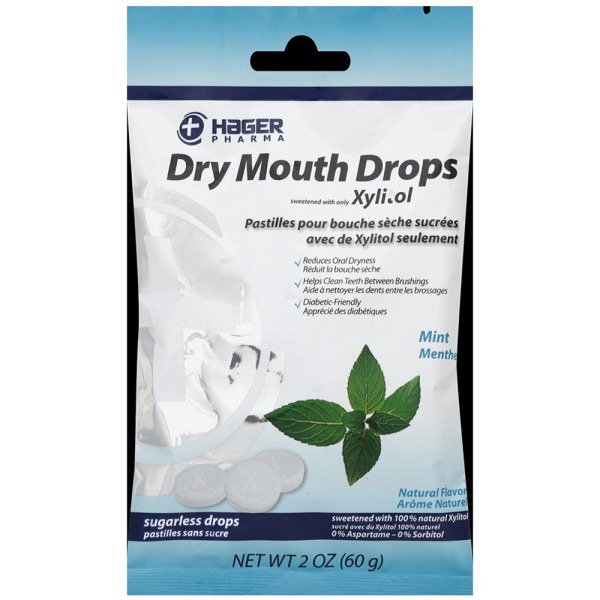 XYLITOL DROPS MENTHE 60G