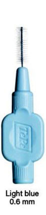 TEPE INTERDENTALBUR. X-WEICH 0.6MM HELLBLAUW