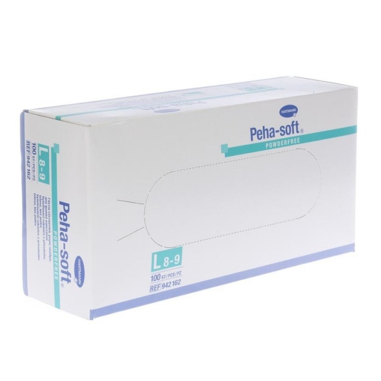 HANDSCHUHE PEHA-SOFT LATEX OHNE PUDER L