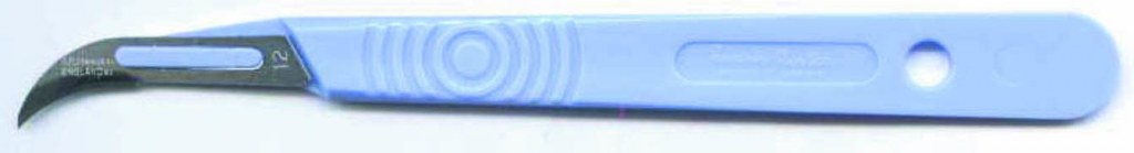 MANCHE BISTOURI+ LAMES N12 STERILE 10PC