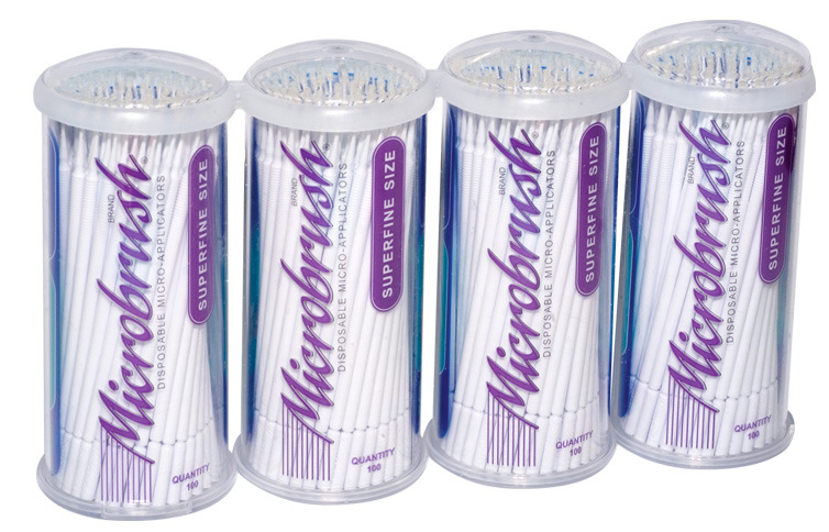 MICROBRUSH TUBE REGULAR WEISS 400 ST