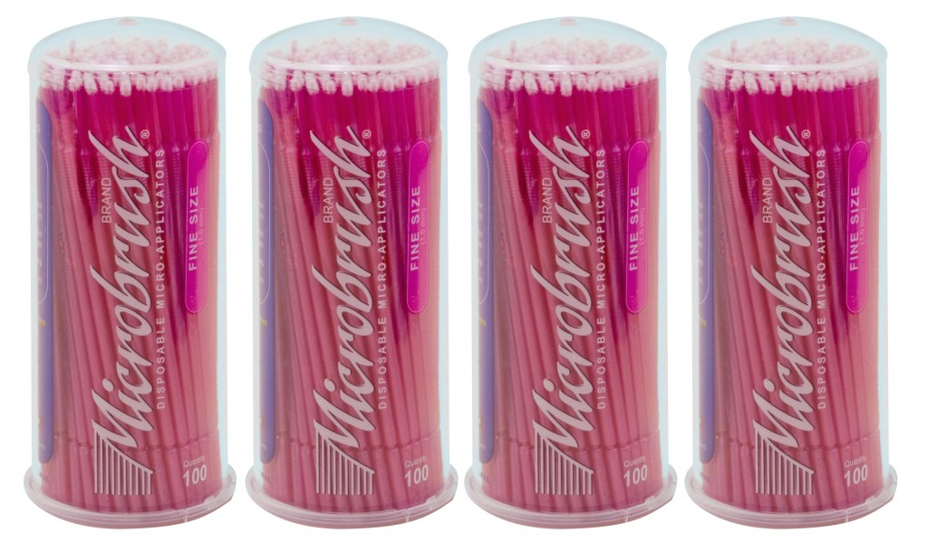 MICROBRUSH TUBE FEIN PINK 400 ST