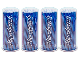 MICROBRUSH TUBE REGULAR BLAU 400 ST