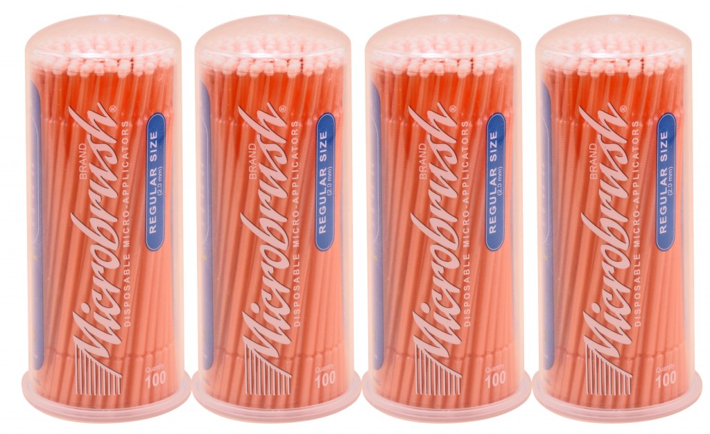 MICROBRUSH TUBE REGULAR PEACH 400 ST