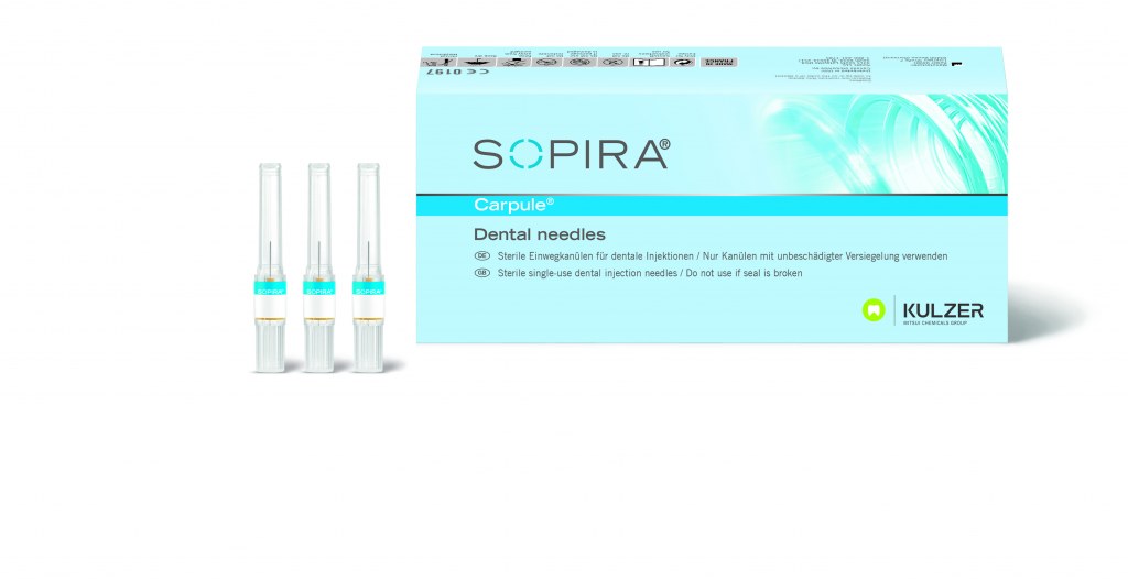 SOPIRA CARPULE NEEDLE 27G 25MM