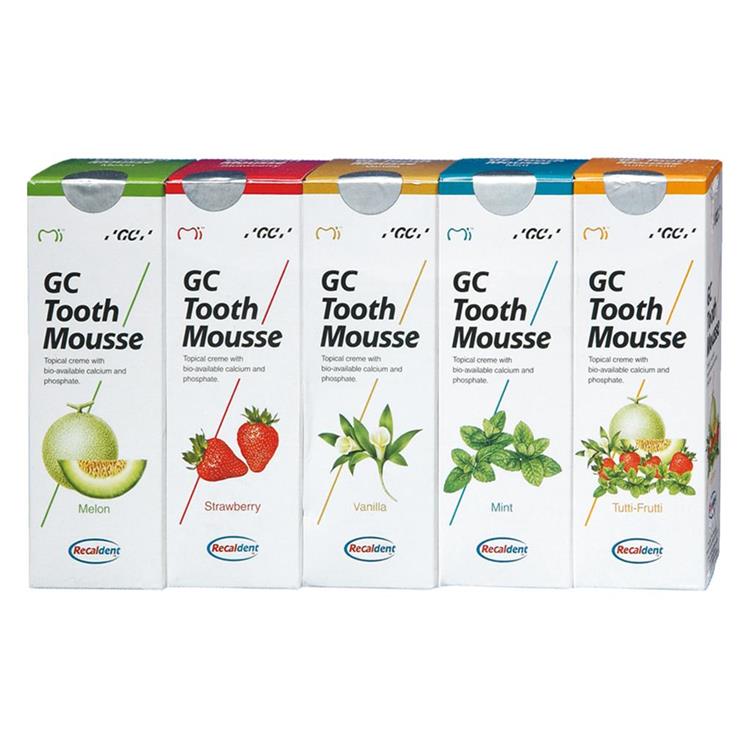 TOOTH MOUSSE 5X40GR SORTIERT 5 GESCHMACK GC