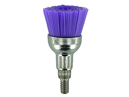 BROSSETTES NYLON MED(PURPLE)SCREW 100PCS