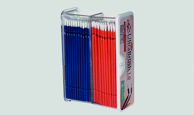 ULTRABRUSH REFILL REGULAR JAUNE/VERT 2X100PCS