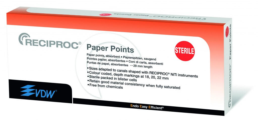 RECIPROC STERILE PAPIERSP. SORT. R25/R40/R50