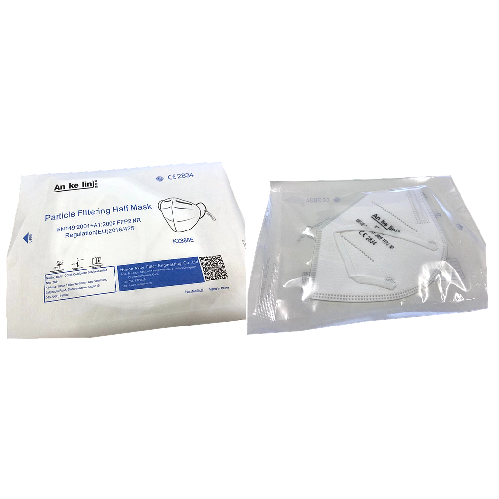 MASKE FFP2 WEISS 25 STUCK